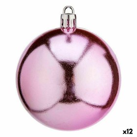 Conjunto de bolas de Natal Cor de Rosa Plástico Ø 7 cm (12 Unidades) de Krist+, Natal - Ref: S3627711, Preço: 39,86 €, Descon...