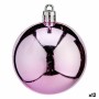 Lot de boules de Noël Rose Plastique 6 x 7 x 6 cm (12 Unités) | Tienda24 - Global Online Shop Tienda24.eu