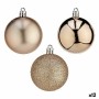 Conjunto de bolas de Natal champagne Plástico Ø 6 cm (12 Unidades) de Krist+, Natal - Ref: S3627721, Preço: 49,11 €, Desconto: %