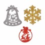 Christmas Decorations Set Red Golden Silver Plastic (24 Units) | Tienda24 - Global Online Shop Tienda24.eu