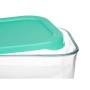 Lunch box SNOW BOX Green Transparent Glass Polyethylene 420 ml (12 Units) | Tienda24 - Global Online Shop Tienda24.eu