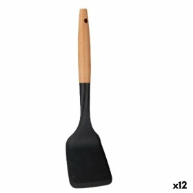 Kitchen Spatula Wood 10 x 34 x 3,5 cm (12 Units) by Kinvara, Spatulas - Ref: S3627875, Price: 20,36 €, Discount: %