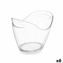 Ice Bucket Transparent Plastic 8 L (6 Units) by Kinvara, Ice buckets and tongs - Ref: S3627934, Price: 66,84 €, Discount: %