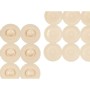 Tapis de Douche Antidérapant Beige PVC 68 x 36 x 1 cm (6 Unités) de Berilo, Accessoires de douche - Réf : S3627988, Prix : 27...