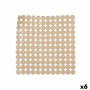 Non-slip Shower Mat Beige PVC 54 x 54 x 1 cm (6 Units) by Berilo, Shower accessories - Ref: S3627996, Price: 32,73 €, Discoun...