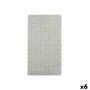 Alfombrilla Antideslizante para Ducha Cuadros Gris PVC 67,7 x 38,5 x 0,7 cm (6 Unidades) de Berilo, Accesorios para ducha - R...