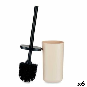 Toilet Brush Beige polystyrene 9,6 x 35 x 9,6 cm (6 Units) by Berilo, Toilet accessories - Ref: S3628036, Price: 25,30 €, Dis...