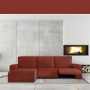 Housse pour chaise longue accoudoir long gauche Eysa JAZ Rouge foncé 120 x 120 x 360 cm de Eysa, Housses de canapé - Réf : D1...