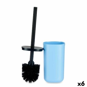 Toilet Brush Blue polystyrene 9,6 x 35 x 9,6 cm (6 Units) by Berilo, Toilet accessories - Ref: S3628040, Price: 25,30 €, Disc...