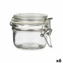 Topf Durchsichtig Metall Glas Silikon 120 ml 11,3 x 7 x 8,3 cm (6 Stück) | Tienda24 - Global Online Shop Tienda24.eu