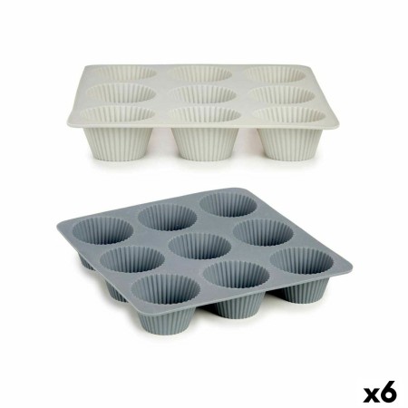 Muffin Tray 22 x 3 x 22 cm Magdalenas (6 Units) by Kinvara, Muffin & Cupcake Tins & Moulds - Ref: S3628376, Price: 32,73 €, D...