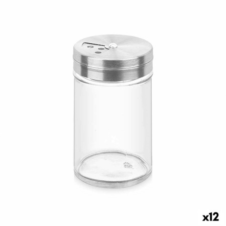 Spice Rack Transparent Silver 5 x 8,5 x 5 cm (12 Units) by Vivalto, Dispensers for dressings and spices - Ref: S3628395, Pric...