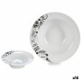 Assiette à pâtes Blanc Noir 23 x 6,5 x 23 cm Porcelaine (16 Unités) de BigBuy Home, Plats et plateaux - Réf : S3628432, Prix ...