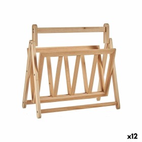 Magazine rack Brown Wood 30 x 37,5 x 36,5 cm (12 Units) by Kipit, Magazine Files - Ref: S3628450, Price: 83,91 €, Discount: %