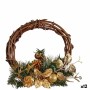 Weihnachtskranz Braun grün Holz Kunststoff 33 x 9 x 35 cm (12 Stück) von Krist+, Weihnachten - Ref: S3628466, Preis: 89,38 €,...