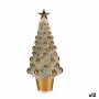 Figura Decorativa Árbol de Navidad Dorado Polipropileno PET 16 x 37,5 x 16 cm (12 Unidades) de Krist+, Navidad - Ref: S362848...