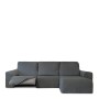 Housse pour chaise longue accoudoir court droit Eysa ROC Gris foncé 120 x 120 x 360 cm de Eysa, Housses de canapé - Réf : D16...