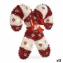 Figurine Décorative Sucre d'Orge guirlande Lumière LED Blanc Rouge polypropylène PET 47 x 6 x 47 cm (12 Unités) de Krist+, No...