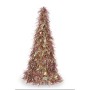 Figura Decorativa Árbol de Navidad Espumillón Cobre Fucsia Polipropileno PET 24 x 46 x 24 cm (24 Unidades) | Tienda24 - Global Online Shop Tienda24.eu