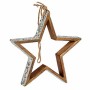 Décorations de Noël Étoile Argenté Jute Bois 28,5 x 6 x 56 cm (6 Unités) de Krist+, Noël - Réf : S3628499, Prix : 61,46 €, Re...