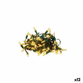 Wreath of LED Lights Yellow 450 x 9 x 2 cm (12 Units) by Krist+, Christmas - Ref: S3628512, Price: 57,18 €, Discount: %