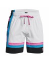 Men's Basketball Shorts Under Armour Baselin White | Tienda24 Tienda24.eu