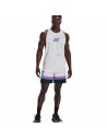 Calções de Basquetebol para Homem Under Armour Baselin Branco | Tienda24 Tienda24.eu