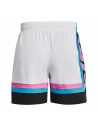 Basketballshorts für Herren Under Armour Baselin Weiß | Tienda24 Tienda24.eu