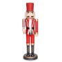 Decorative Figure Nutcracker Black Red Plastic 7,5 x 28 x 7,5 cm (12 Units) by Krist+, Christmas - Ref: S3628532, Price: 74,3...