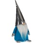 Figurine Décorative Gnome Bleu Blanc Argenté Polyester Bois Sable 12 x 32 x 13 cm (24 Unités) | Tienda24 - Global Online Shop Tienda24.eu