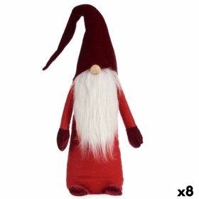 Deko-Figur Zwerg Weiß Rot Polyester Holz Sand 20 x 100 x 25 cm (8 Stück) von Krist+, Weihnachten - Ref: S3628543, Preis: 67,8...