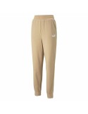 Pantalón Largo Deportivo Puma Embroidery High Beige Mujer | Tienda24 Tienda24.eu