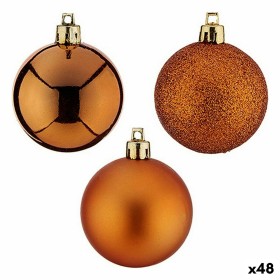 Set of Christmas balls Orange 5 x 6 x 5 cm (48 Units) by Krist+, Christmas - Ref: S3628554, Price: 60,40 €, Discount: %