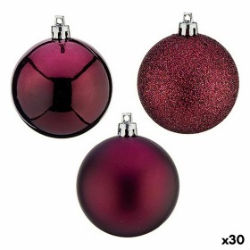 Set de Bolas de Navidad Morado Plástico 6 x 7 x 6 cm (30 unidades) de Krist+, Navidad - Ref: S3628562, Precio: 42,66 €, Descu...