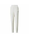 Pantalón Largo Deportivo Puma Embroidery High Montaña Blanco Mujer | Tienda24 Tienda24.eu