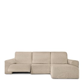 Housse pour chaise longue accoudoir court droit Eysa ROC Beige 120 x 120 x 360 cm de Eysa, Housses de canapé - Réf : D1607249...