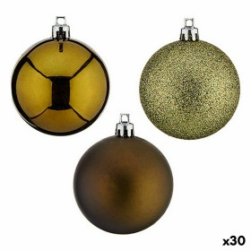 Lot de boules de Noël Vert Plastique 6 x 7 x 6 cm (30 Unités) de Krist+, Noël - Réf : S3628652, Prix : 42,66 €, Remise : %