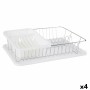 Escurridor para Fregadero Blanco Metal Plástico 43,5 x 11 x 33,5 cm (4 Unidades) de Kinvara, Escurreplatos - Ref: S3628662, P...