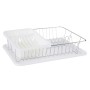 Draining Rack for Kitchen Sink White Metal Plastic 43,5 x 11 x 33,5 cm (4 Units) by Kinvara, Draining Boards - Ref: S3628662,...