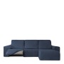 Funda para chaise longue de brazo corto derecho Eysa ROC Azul 120 x 120 x 360 cm de Eysa, Sofás - Ref: D1607251, Precio: 200,...