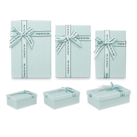 Juego de Cajas Decorativas Verde Cartón Lazo 3 Piezas de Pincello, Cajas - Ref: S3628751, Precio: 7,74 €, Descuento: %