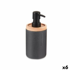 Soap Dispenser Black Wood Resin Plastic (6 Units) by Berilo, Stands and dispensers - Ref: S3628802, Price: 32,67 €, Discount: %