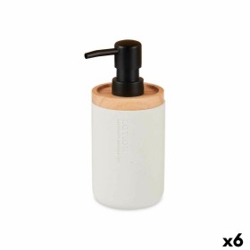 Soap Dispenser White Wood Resin Plastic (6 Units) by Berilo, Stands and dispensers - Ref: S3628804, Price: 32,67 €, Discount: %