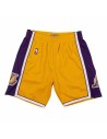 Basketballshorts für Herren Mitchell & Ness LA Lakers Gelb | Tienda24 Tienda24.eu