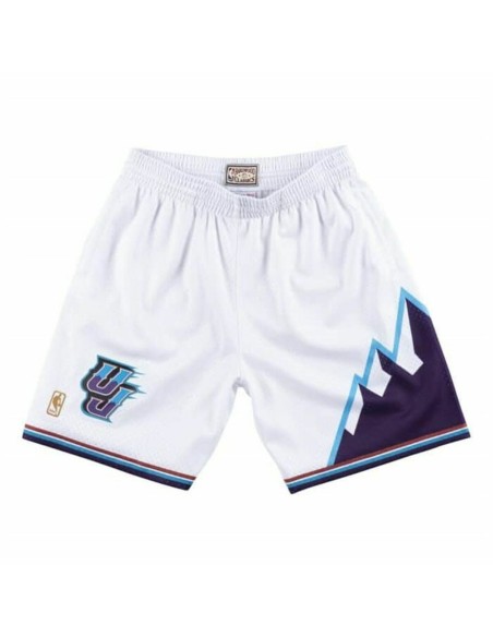 Calções de Basquetebol para Homem Mitchell & Ness Utah Jazz Branco | Tienda24 Tienda24.eu