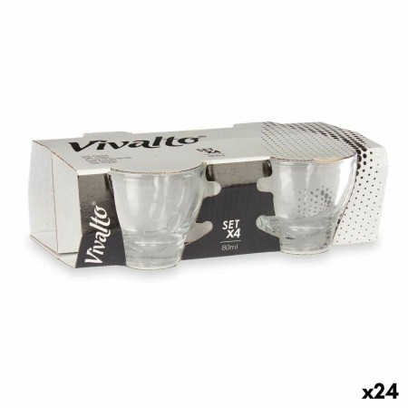 Conjunto de Chávenas de Café Transparente Vidro 80 ml (24 Unidades) de Vivalto, Canecas - Ref: S3628895, Preço: 37,27 €, Desc...