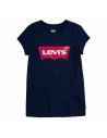 T shirt à manches courtes Enfant Levi's Batwing Bleu foncé | Tienda24 Tienda24.eu