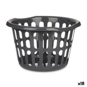 Panier Anthracite polypropylène 27 L 40 x 25 x 40 cm (18 Unités) de Kipit, Boîtes et coffres de rangement - Réf : S3628931, P...