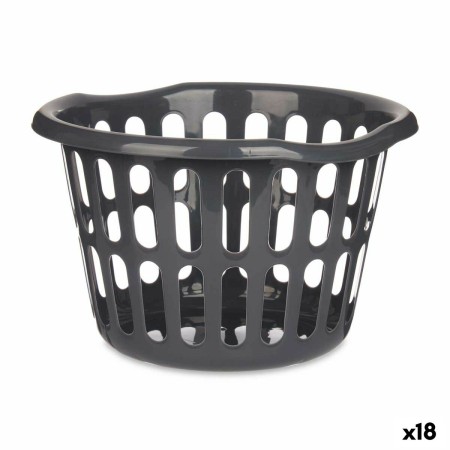 Panier Anthracite polypropylène 27 L 40 x 25 x 40 cm (18 Unités) de Kipit, Boîtes et coffres de rangement - Réf : S3628931, P...