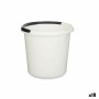 Balde com pega Branco Antracite 10 L (18 Unidades) | Tienda24 - Global Online Shop Tienda24.eu